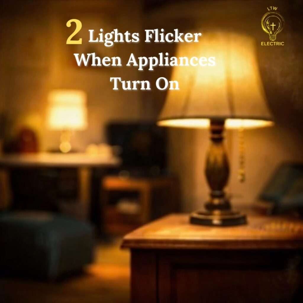 Lights Flicker or Dim When Appliances Turn On
